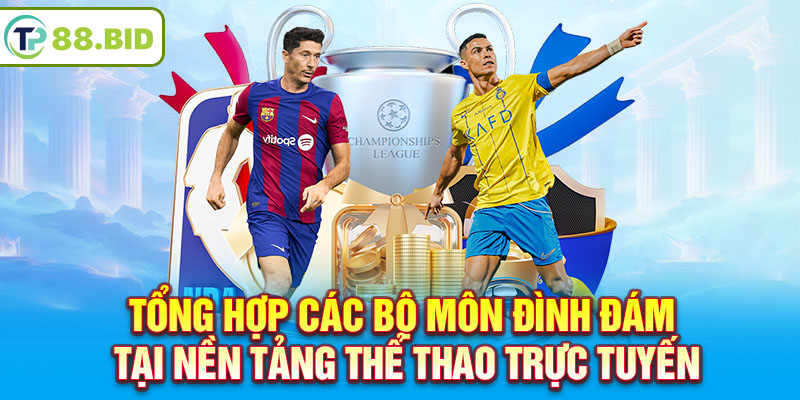 Tổng hợp các bộ môn đình đám tại nền tảng thể thao trực tuyến